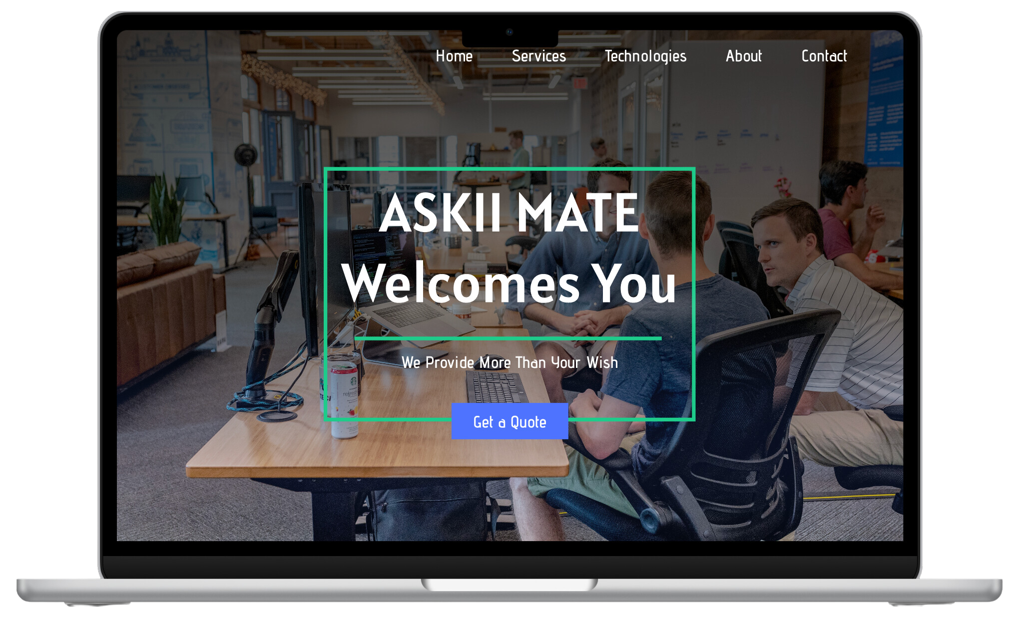 Software Company UI Project preview 1