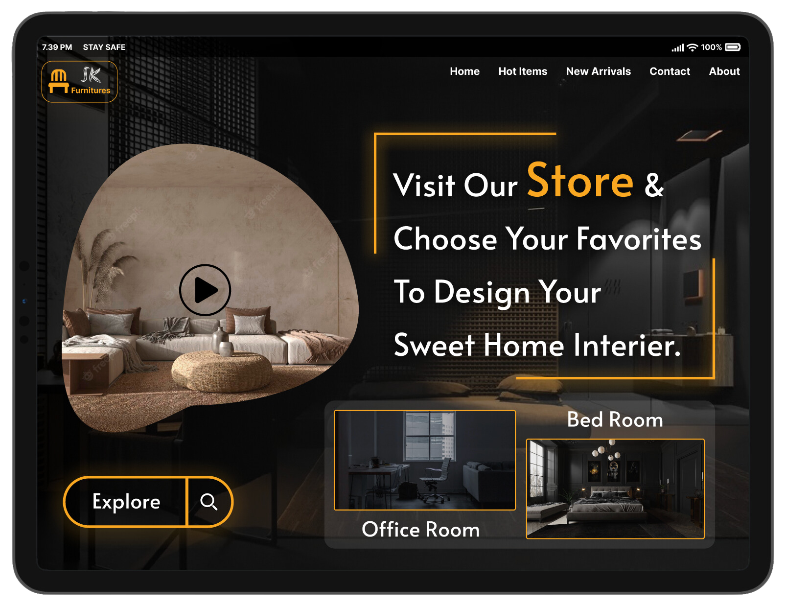 Plant Shop UI & Furniture Shop UI Project preview 2